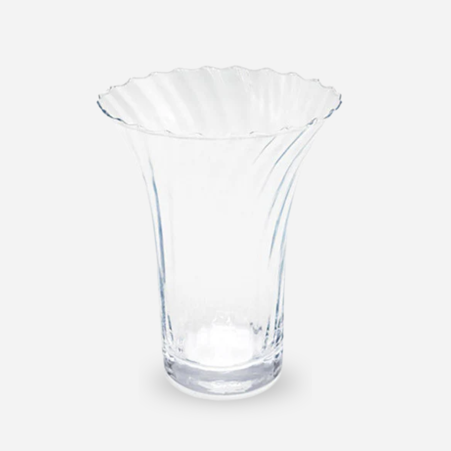 Elegant Clear Glass Vase