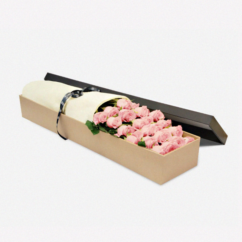 Luxury Pink Rose Box