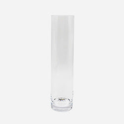 Sleek Tall Clear Vase