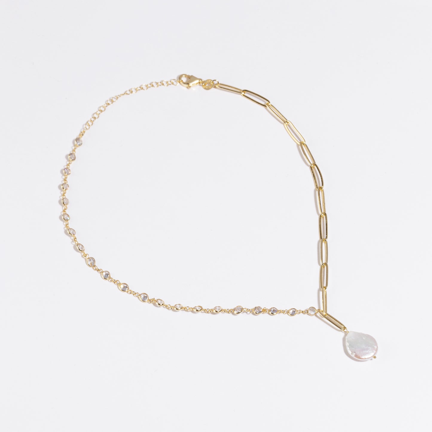 Aspen Pearl Necklace - Gold