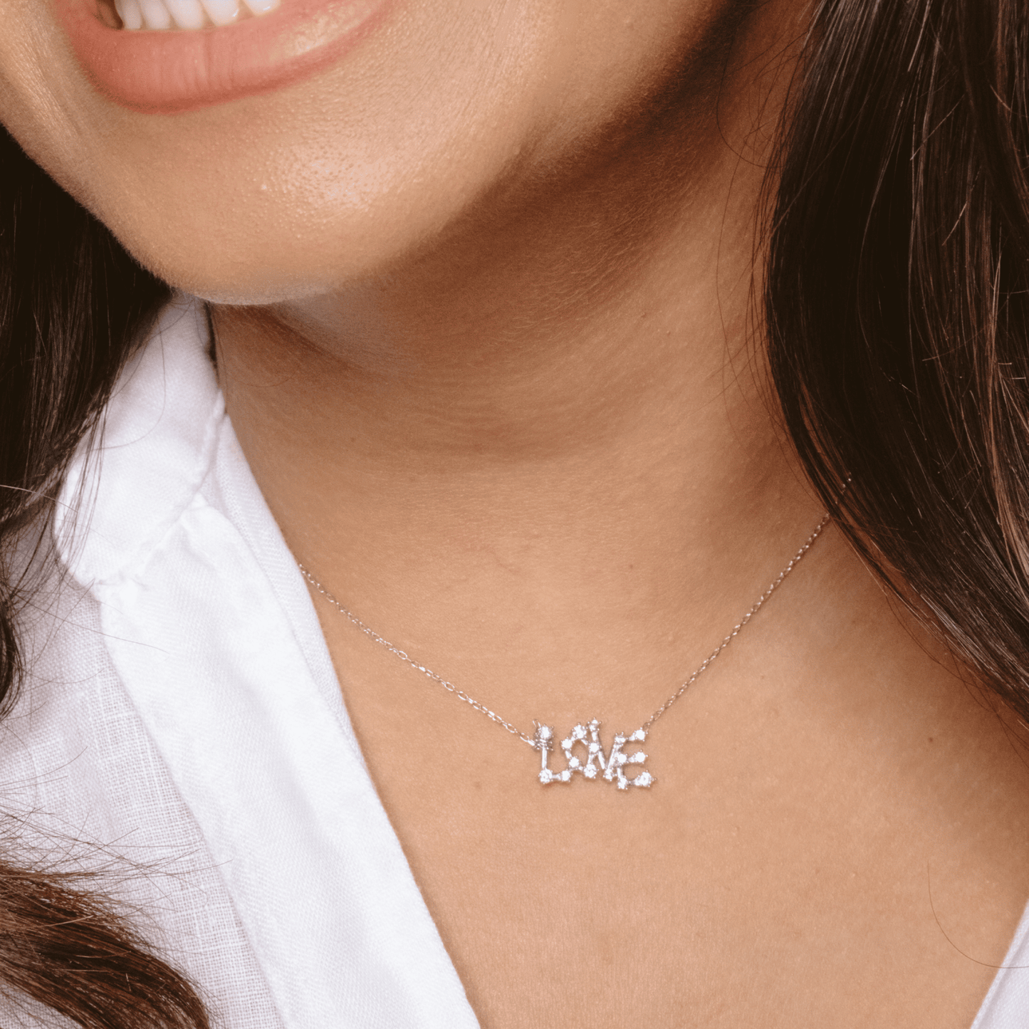 Bangkok Love Necklace - Silver