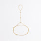 Droplet Hand Chain - Gold