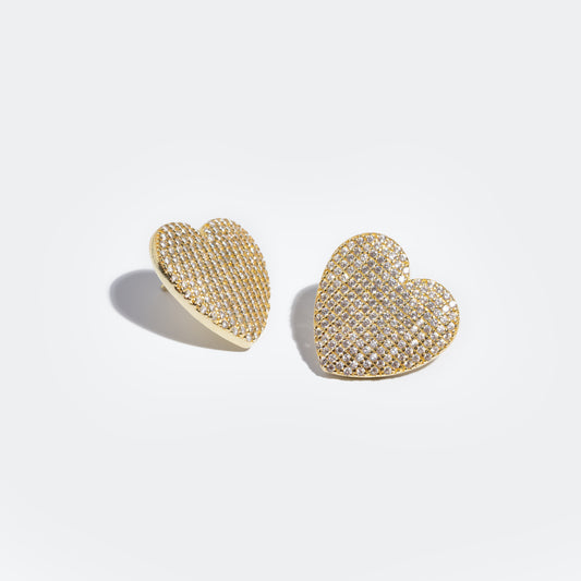 Salvador Heart Earrings - Gold