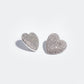 Salvador Heart Earrings - Silver