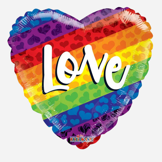 Rainbow Love Balloon (18 inch)
