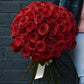 long stem red rose bouquet